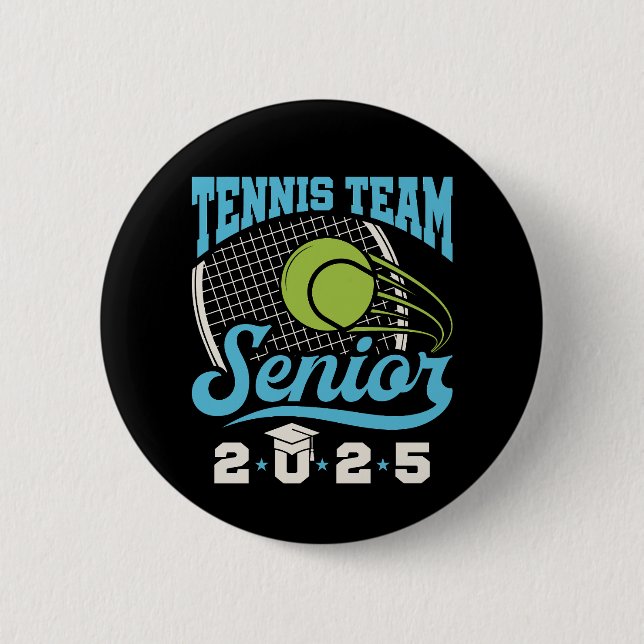 Tennis Team Senior Class of 2025 Button (Front)