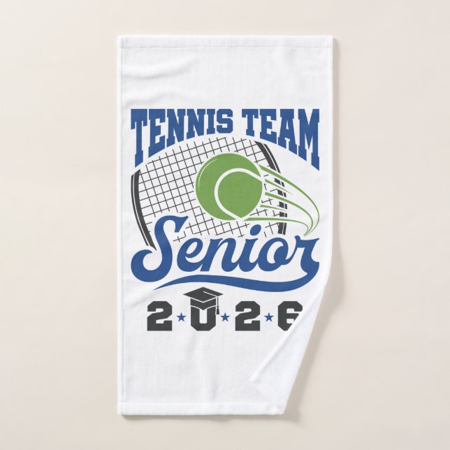 Tennis Team Senior Class of 2026 Hand Towel (Hand Towel)