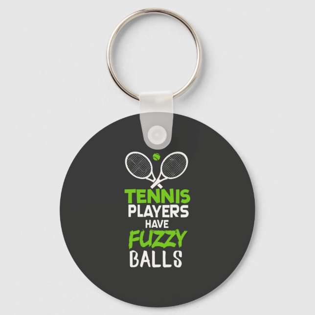 Tennis Tennis Player Gift Keychain (Front)