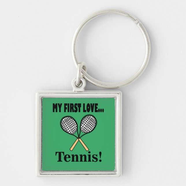 Tennis Tennis Player  Keychain (Front)