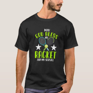 Tennis Tennis Racket Tennis Ball Tennis Court Tenn T-Shirt