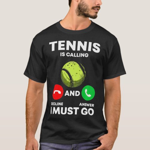 tennis tennis racket tennis ball tennis court tenn T_Shirt