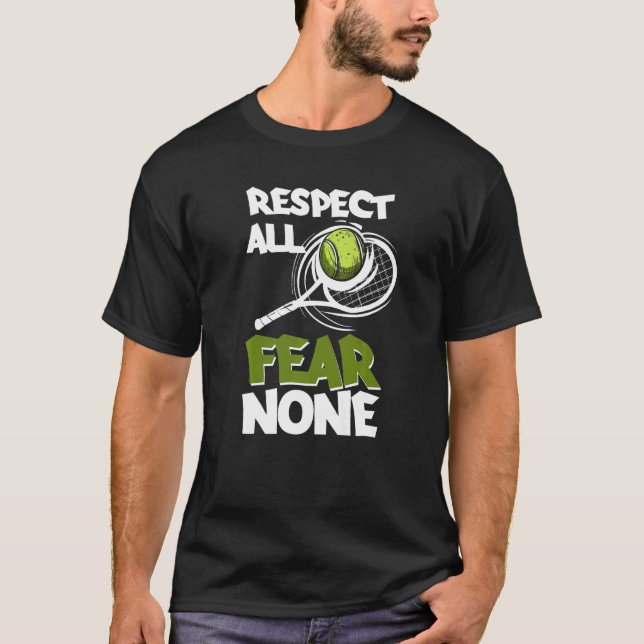 Tennis Tennis Racket Tennis Ball Tennis Court Tenn T-Shirt (Front)