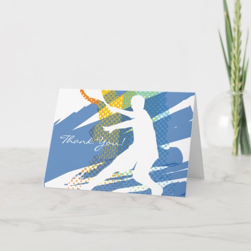 Tennis Thank You Card with nice design