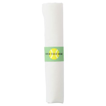 Tennis Theme Birthday Or Wedding Party Napkin Band by imagewear at Zazzle
