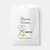 Tennis Theme Favor Bag