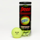 Tennis Theme Monogrammed Name Tennis Balls (Box)