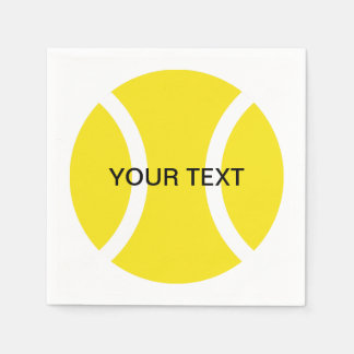 Tennis theme napkins for home or club