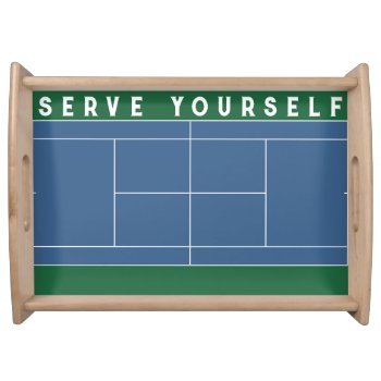 Tennis Theme Serving Tray by partygames at Zazzle