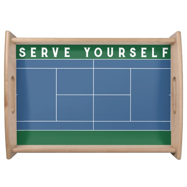 Tennis Theme Serving Tray (Front)