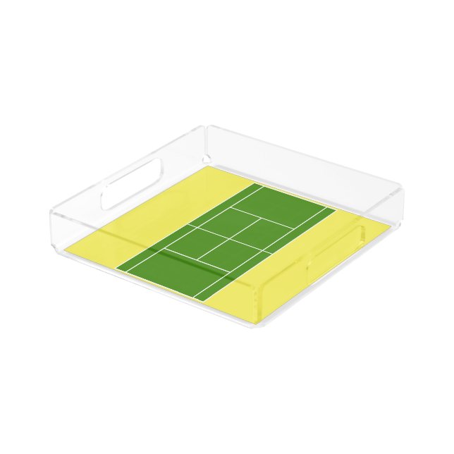 Tennis Themed Acrylic Tray (Angled)
