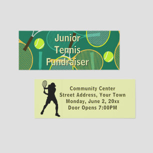 Tennis Themed Event Ticket