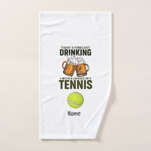 Tennis Themed  Hand Towel