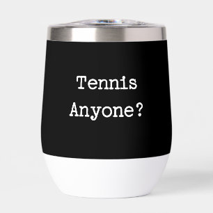 Tennis Thermal Wine Tumbler