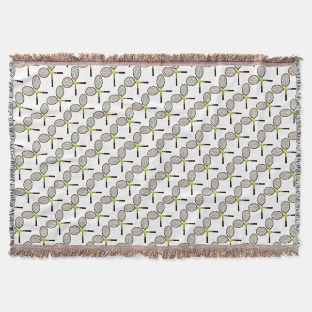 Tennis Throw Blanket (Front)