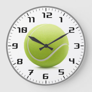 Tennis Time   Sport Cool Gifts Large Clock