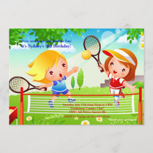 Tennis Tots Invitation