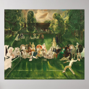 Tennis Tournament - George Bellows Fine Art Poster