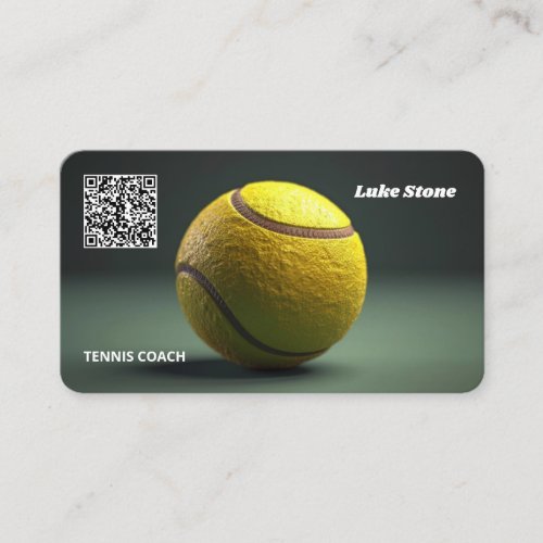 Tennis Trainer Business Card