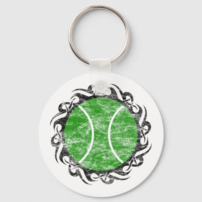tennis tribal keychain (Front)