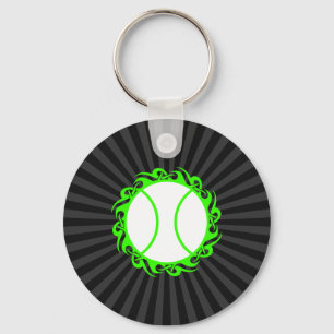 tennis. tribal. keychain