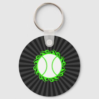 tennis. tribal. keychain
