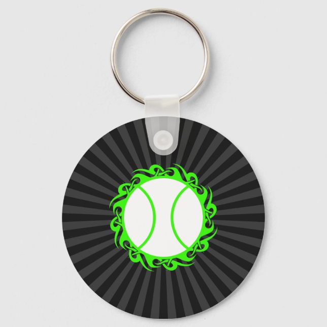 tennis. tribal. keychain (Front)