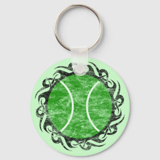 tennis. tribal. keychain