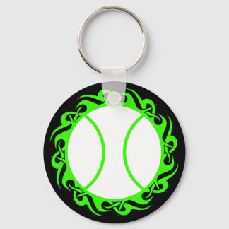 tennis. tribal. keychain
