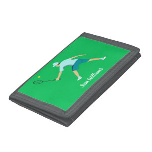 Tennis Trifold Wallet
