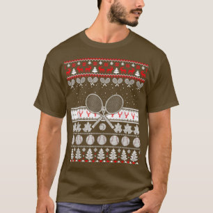 Tennis Ugly Christmas Sweater Xmas Gift