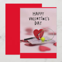 Tennis Valentine's Day with LOVE for Player red Ho