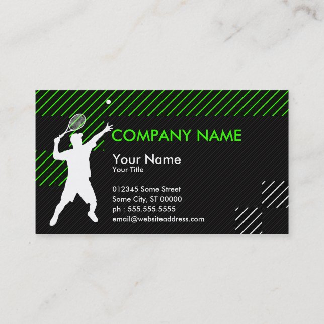 tennis vertices business card (Front)