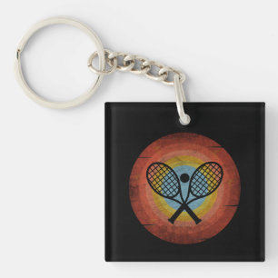 TENNIS VINTAGE KEYCHAIN