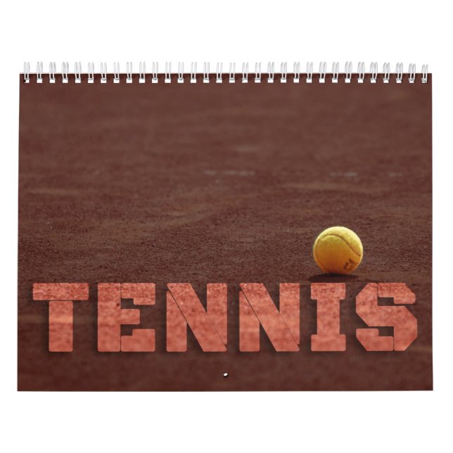 Tennis Wall Calendar (Cover)