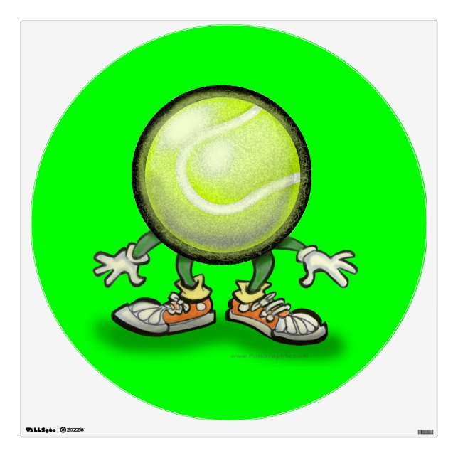 Tennis Wall Decal (Front)