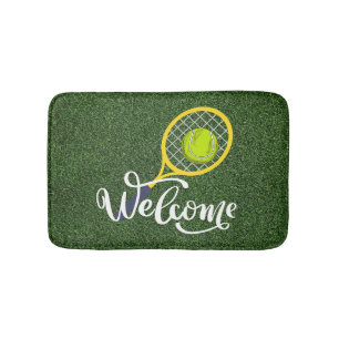 Tennis Welcome Home for Tennis Player     Bath Mat
