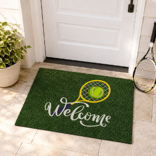 Tennis Welcome Home for Tennis Player Doormat