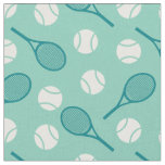 Tennis: white and green - customizable! fabric