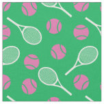 Tennis: white rackets - customizable! fabric