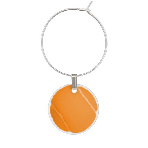Tennis Wine Glass Charm Zazzle