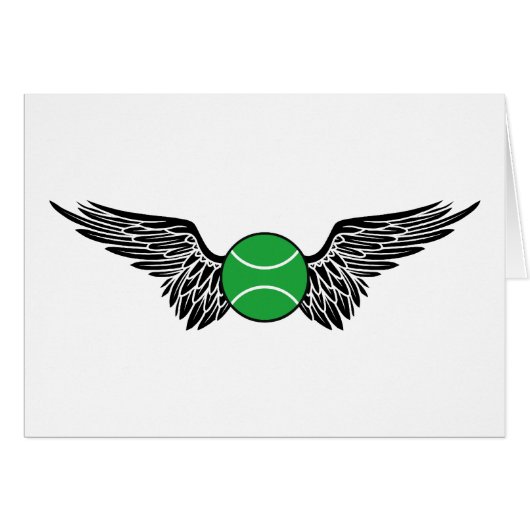 tennis wings cards (Front Horizontal)