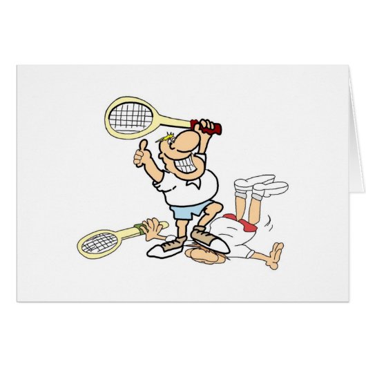 Tennis Winner Cards (Front Horizontal)