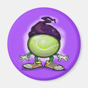 Tennis Wizard Magnet