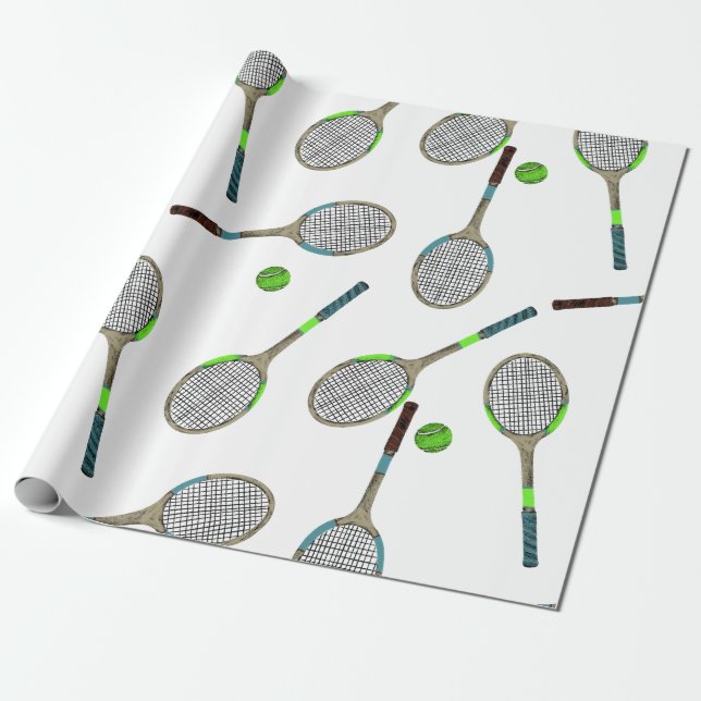 Tennis Wrapping paper (Unrolled)