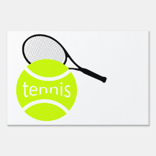 Tennis Yard Sign