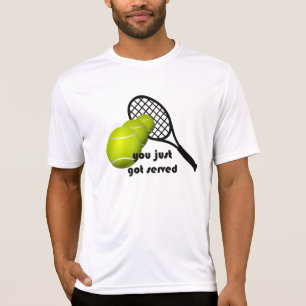 Tennis You Just Got Served Active Wear Sport-Tek T-Shirt