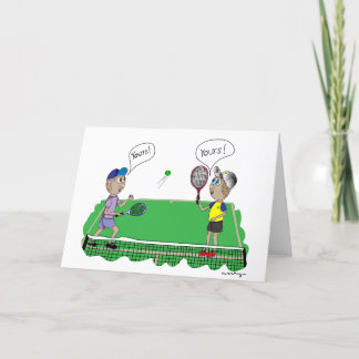 Tennis - YOURS Thank You Card