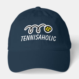 Tennisaholic sports cap for player and fan