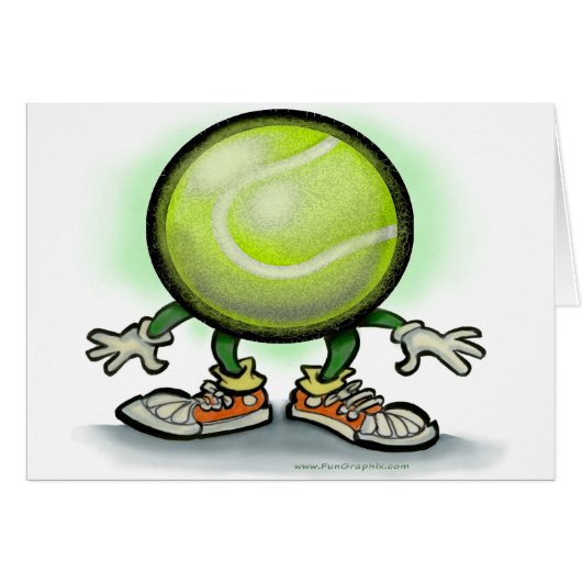 TennisCard Cards (Front Horizontal)